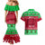 Personalised Wales Christmas Couples Matching Mermaid Dress and Hawaiian Shirt Nadolig Llawen Cymru Unique Version - Wonder Print Shop