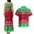 Personalised Wales Christmas Couples Matching Tank Maxi Dress and Hawaiian Shirt Nadolig Llawen Cymru Unique Version - Wonder Print Shop