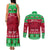 Personalised Wales Christmas Couples Matching Tank Maxi Dress and Long Sleeve Button Shirt Nadolig Llawen Cymru Unique Version - Wonder Print Shop