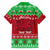 Personalised Wales Christmas Family Matching Long Sleeve Bodycon Dress and Hawaiian Shirt Nadolig Llawen Cymru Unique Version - Wonder Print Shop