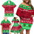 Personalised Wales Christmas Family Matching Off Shoulder Short Dress and Hawaiian Shirt Nadolig Llawen Cymru Unique Version - Wonder Print Shop