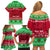 Personalised Wales Christmas Family Matching Off Shoulder Short Dress and Hawaiian Shirt Nadolig Llawen Cymru Unique Version - Wonder Print Shop