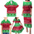 Personalised Wales Christmas Family Matching Puletasi Dress and Hawaiian Shirt Nadolig Llawen Cymru Unique Version - Wonder Print Shop