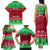 Personalised Wales Christmas Family Matching Tank Maxi Dress and Hawaiian Shirt Nadolig Llawen Cymru Unique Version - Wonder Print Shop