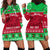 Personalised Wales Christmas Hoodie Dress Nadolig Llawen Cymru Unique Version - Wonder Print Shop