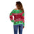 Personalised Wales Christmas Off Shoulder Sweater Nadolig Llawen Cymru Unique Version - Wonder Print Shop