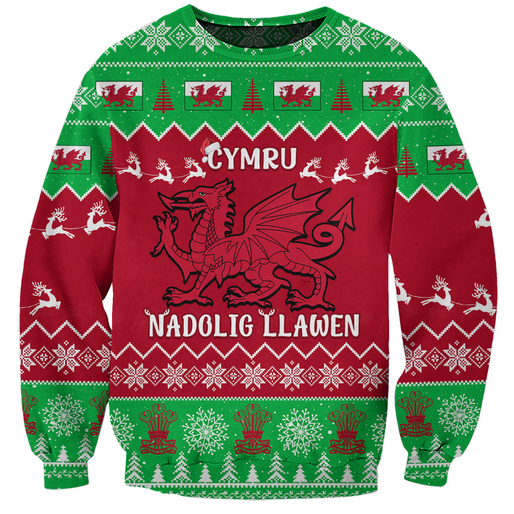 personalised-wales-christmas-sweatshirt-nadolig-llawen-cymru-unique-version