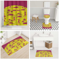 West Indies Cricket Custom Bathroom Set Windies Palm Tree Tropical Style - Wonder Print Shop