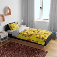 West Indies Cricket Custom Bedding Set Windies Palm Tree Tropical Style - Wonder Print Shop