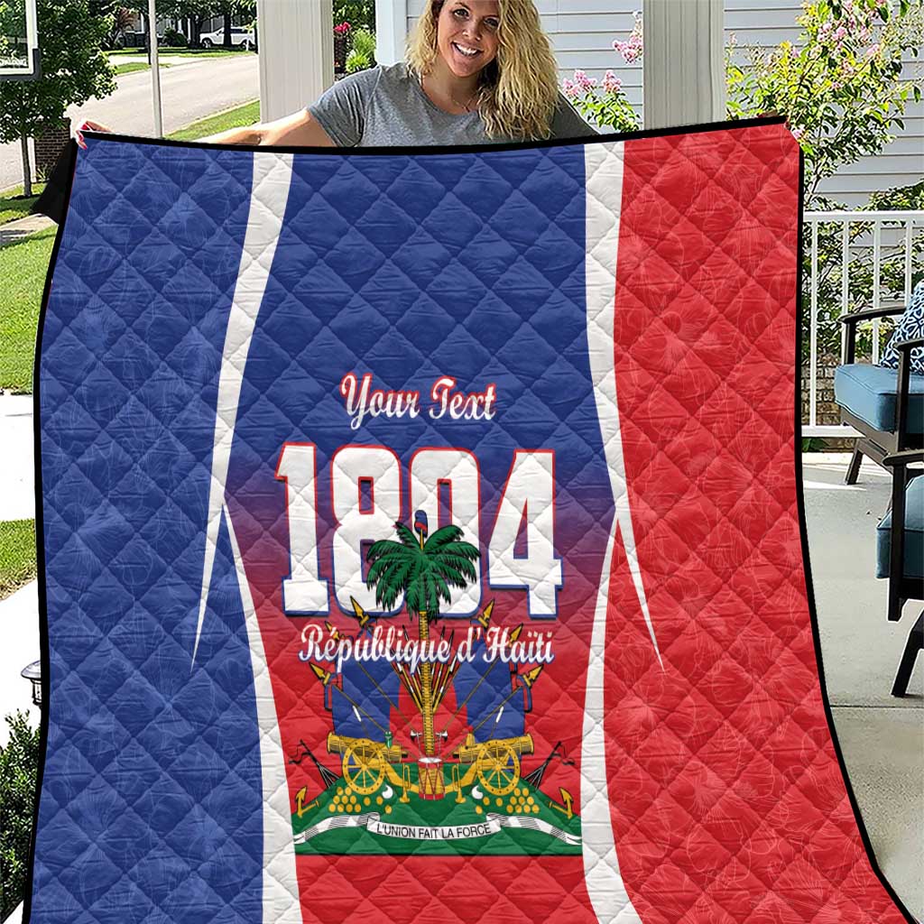 Personalized Haiti 1804 Quilt Happy 221st Independence Anniversary - Wonder Print Shop