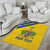 Custom Saint Lucia Football Area Rug 2025 Go Champions - Yellow Version