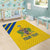 Custom Saint Lucia Football Area Rug 2025 Go Champions - Yellow Version