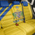 Custom Saint Lucia Football Back Car Seat Cover 2025 Go Champions - Yellow Version