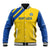 Custom Saint Lucia Football Baseball Jacket 2025 Go Champions - Yellow Version