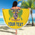 Custom Saint Lucia Football Beach Blanket 2025 Go Champions - Yellow Version