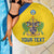 Custom Saint Lucia Football Beach Blanket 2025 Go Champions - Yellow Version