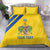 Custom Saint Lucia Football Bedding Set 2025 Go Champions - Yellow Version