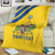 Custom Saint Lucia Football Blanket 2025 Go Champions - Yellow Version