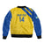 Custom Saint Lucia Football Bomber Jacket 2025 Go Champions - Yellow Version