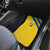 Custom Saint Lucia Football Car Mats 2025 Go Champions - Yellow Version