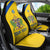 Custom Saint Lucia Football Car Seat Cover 2025 Go Champions - Yellow Version