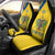 Custom Saint Lucia Football Car Seat Cover 2025 Go Champions - Yellow Version