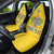 Custom Saint Lucia Football Car Seat Cover 2025 Go Champions - Yellow Version