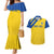 Custom Saint Lucia Football Couples Matching Mermaid Dress and Hawaiian Shirt 2025 Go Champions - Yellow Version