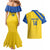 Custom Saint Lucia Football Couples Matching Mermaid Dress and Hawaiian Shirt 2025 Go Champions - Yellow Version