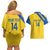 Custom Saint Lucia Football Couples Matching Off Shoulder Short Dress and Hawaiian Shirt 2025 Go Champions - Yellow Version