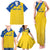 Custom Saint Lucia Football Family Matching Tank Maxi Dress and Hawaiian Shirt 2025 Go Champions - Yellow Version