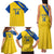 Custom Saint Lucia Football Family Matching Tank Maxi Dress and Hawaiian Shirt 2025 Go Champions - Yellow Version