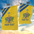 Custom Saint Lucia Football Garden Flag 2025 Go Champions - Yellow Version