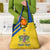 Custom Saint Lucia Football Grocery Bag 2025 Go Champions - Yellow Version