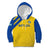 Custom Saint Lucia Football Kid Hoodie 2025 Go Champions - Yellow Version