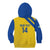 Custom Saint Lucia Football Kid Hoodie 2025 Go Champions - Yellow Version