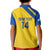 Custom Saint Lucia Football Kid Polo Shirt 2025 Go Champions - Yellow Version