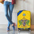 Custom Saint Lucia Football Luggage Cover 2025 Go Champions - Yellow Version