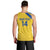 Custom Saint Lucia Football Men Tank Top 2025 Go Champions - Yellow Version