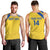 Custom Saint Lucia Football Men Tank Top 2025 Go Champions - Yellow Version