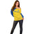 Custom Saint Lucia Football Off Shoulder Sweater 2025 Go Champions - Yellow Version