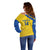 Custom Saint Lucia Football Off Shoulder Sweater 2025 Go Champions - Yellow Version