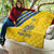 Custom Saint Lucia Football Quilt 2025 Go Champions - Yellow Version