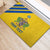 Custom Saint Lucia Football Rubber Doormat 2025 Go Champions - Yellow Version