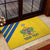 Custom Saint Lucia Football Rubber Doormat 2025 Go Champions - Yellow Version