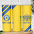 Custom Saint Lucia Football Skinny Tumbler 2025 Go Champions - Yellow Version