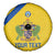 Custom Saint Lucia Football Spare Tire Cover 2025 Go Champions - Yellow Version