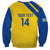 Custom Saint Lucia Football Sweatshirt 2025 Go Champions - Yellow Version