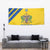 Custom Saint Lucia Football Tapestry 2025 Go Champions - Yellow Version