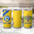 Custom Saint Lucia Football Tumbler Cup 2025 Go Champions - Yellow Version